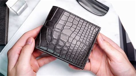 hermes alligator skin wallet|Hermes alligator wallet men's.